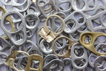 Open the cans  Recycle の写真素材