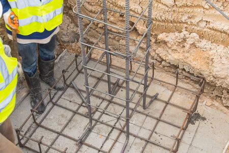 Footing, Building Structure in Factory