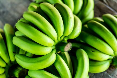 Bananas for sale in the marketの写真素材