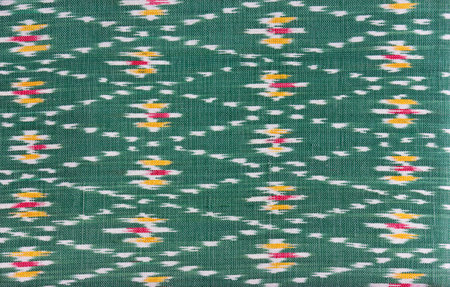 Thai silk pattern,Thai silk fabric pattern texture background.の写真素材