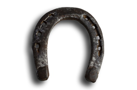 Old horseshoeの写真素材
