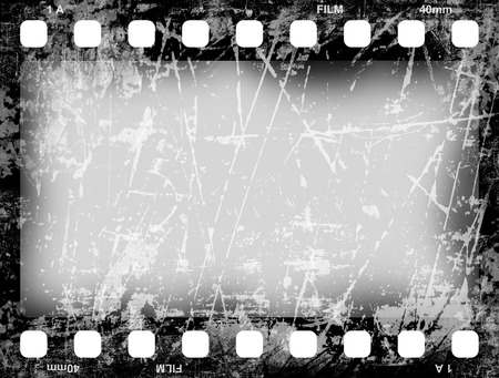 Old film frameの写真素材