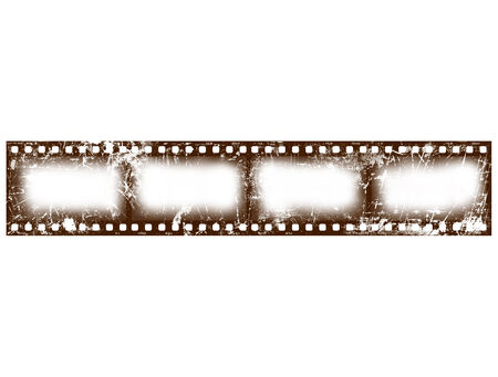 Old film frame 4xの写真素材