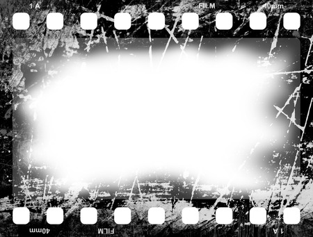 Old film frameの写真素材