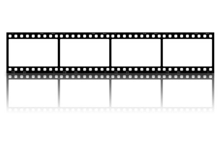 Film strip photo 5xの写真素材