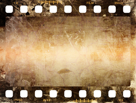 Old film frameの写真素材