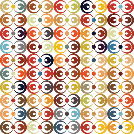 Abstract circle vector textured patternのイラスト素材