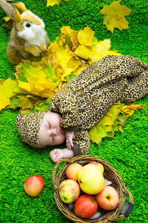 Portrait of cute baby girl with sparkling eyesの写真素材