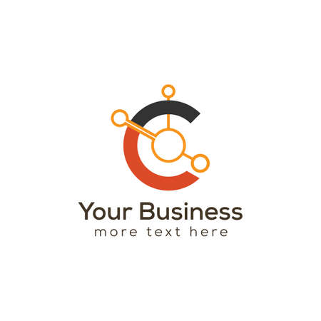 Letter c Technology logo for technology businessのイラスト素材