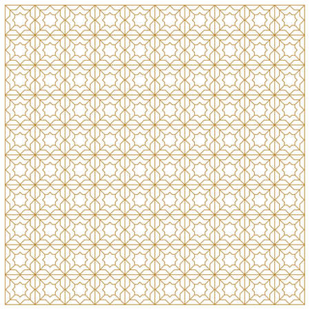 Seamless Islamic pattern and floralのイラスト素材