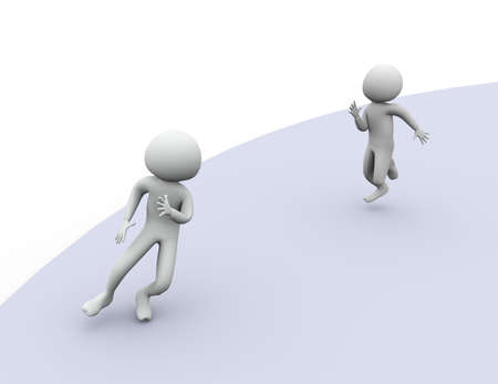 Concept of competition, leadership and successの写真素材