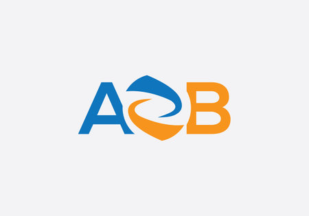 ASB Letter Logo Design Vector Template. Abstract Letter ASB Linked Logoのイラスト素材
