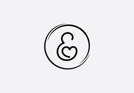 Number E logo icon design template elements for your business or company identityのイラスト素材