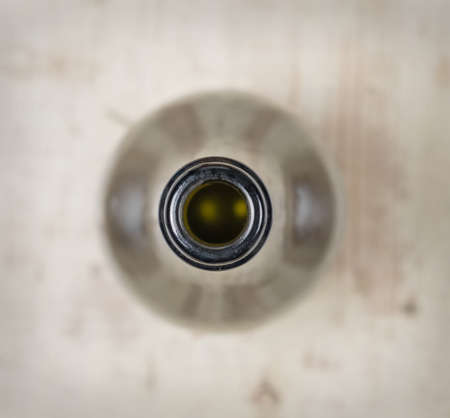 A wine bottle head, selective focus blurry backgroundの写真素材