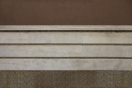 Wall reddish horizontal texture with white friezeの写真素材