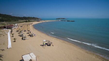 Aerial view of Arkutino resortのeditorial素材