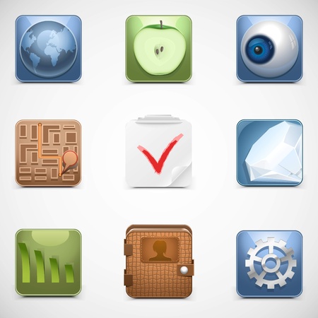 universal web vector iconsのイラスト素材