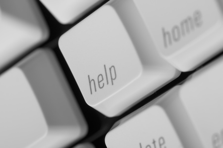 'Help' key capの写真素材