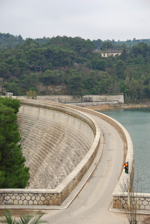 Marathon dam in Greeceの写真素材