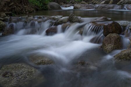 Slow shutter of the Batu Kurau River, Taiping, Perak, Malaysia
