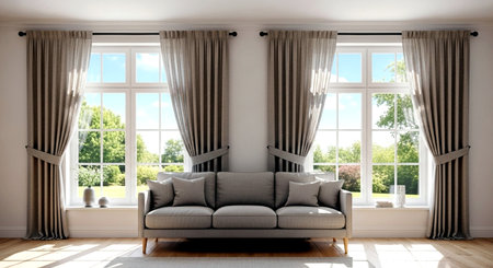 modern bright interiors 3D rendering illustration computer generated image not photosの素材