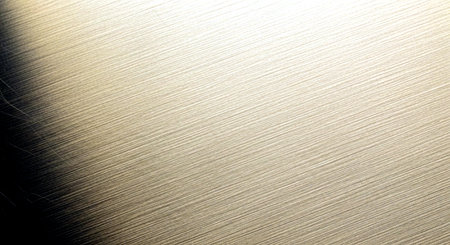 abstract background of brushed metal plate with some smooth lines in itの素材