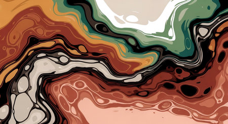 Marble abstract background. Liquid marbling pattern. Vector illustration.の素材