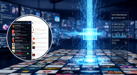 Futuristic user interface for web sites and applications 3D renderingの素材