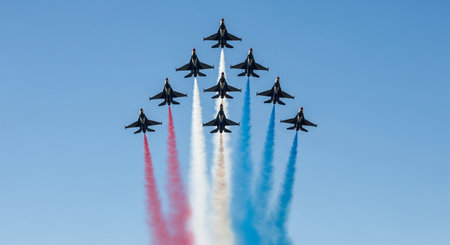 Romanian Airshow on Baneasca Airport in Bucharest, Romaniaの素材