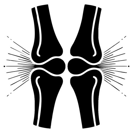 Body joint icon simple vector illustration representing medical pain hand doctor anatomy treatment and healthcare diagnosis concept visualsのイラスト素材