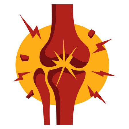Bone fracture icon representing human body osteoporosis suitable for medical awareness healthcare education and clinical information visualsのイラスト素材