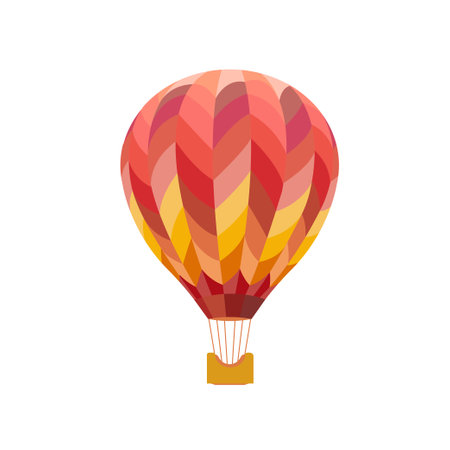 multicolor balloon. Bright color illustration on a white background. vector illustrationのイラスト素材