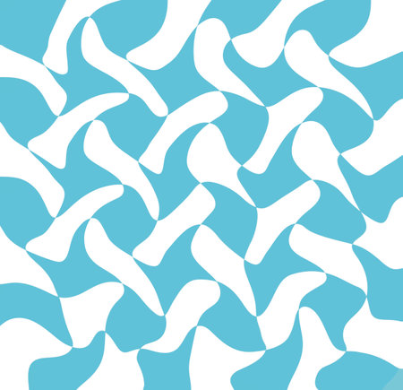 Modern abstract background. Background of blue and white squaresの写真素材