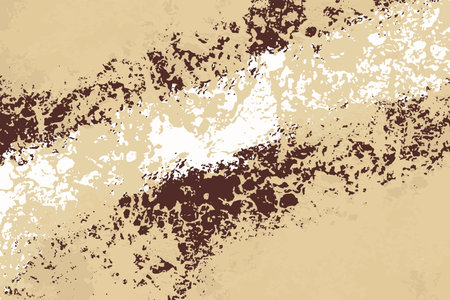 Summer beige brown tones, summer sand bomb, watercolor graphic background. Brush stroke drawing. Blurred smooth transitions of tones. Abstract beige wallpaper. Vectorのイラスト素材