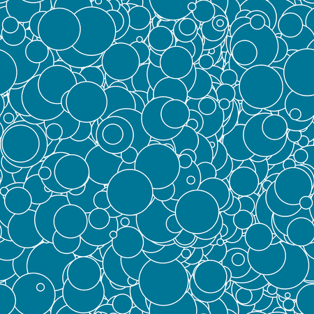 Abstract seamless pattern. Repeating abstract background with different circles.のイラスト素材