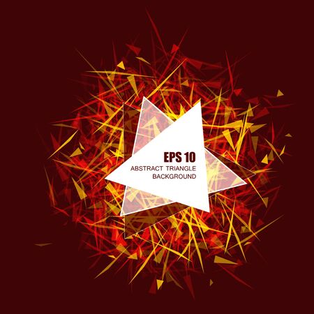 ABSTRACT background with various triangles for your presentation. Vector illustration.のイラスト素材