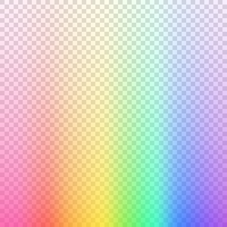 Transparent blurred background. Rainbow colored vctoe illustration on transparent backgroundのイラスト素材