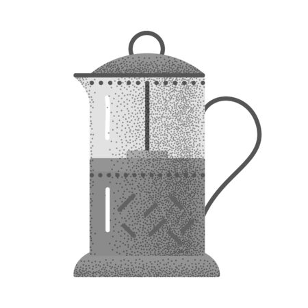 Tea icon retro texture.のイラスト素材