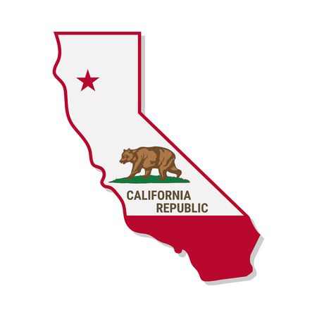 California Independence Campaign. Vector illustration.のイラスト素材
