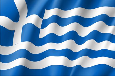 National flag of Greece country.のイラスト素材