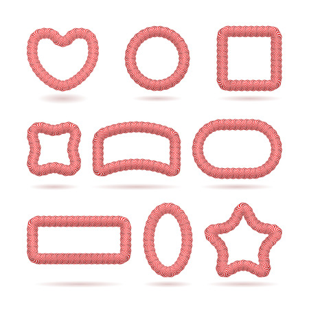 Frames lollipops setのイラスト素材