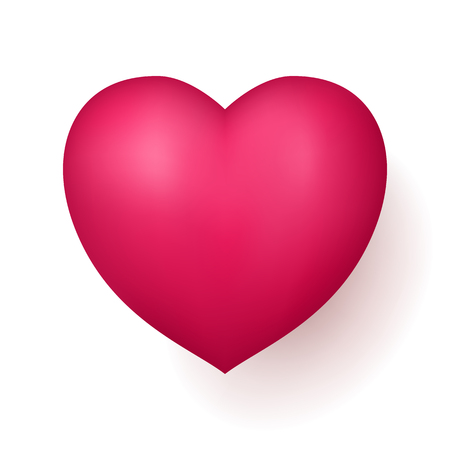 Red love heartのイラスト素材