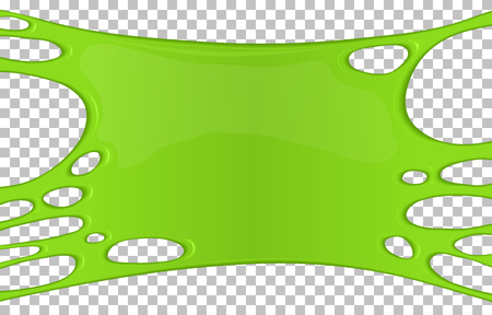 Green sticky slime banner with copy spaceのイラスト素材