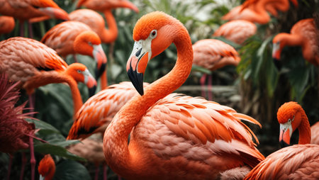 pink flamingoの素材