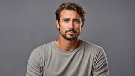 handsome man isolatedの素材