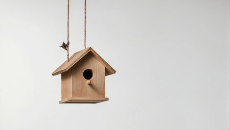 bird house isolatedの素材