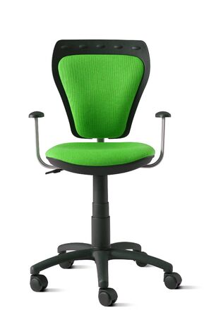 cutout green armchairの写真素材