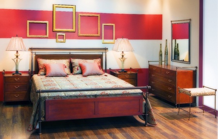 classic bedroomの写真素材