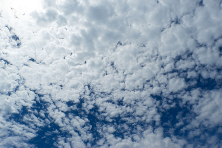 beautiful blue sky and clouds