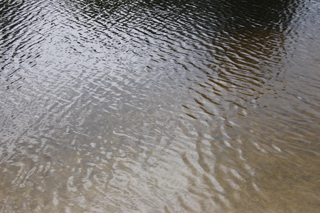 Surface of river